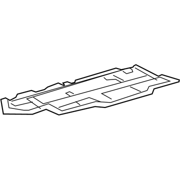 Lexus 58165-07020 Cover, FR Floor, RH