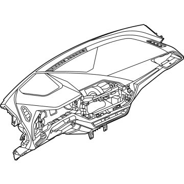 BMW 51-45-6-962-263 INSTRUMENT PANEL WITHOUT ORN