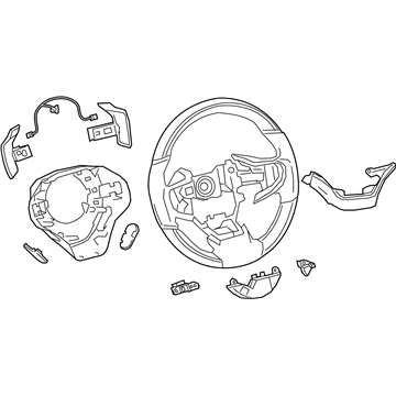 Lexus 45100-06S01-C0 Steering Wheel Assembly