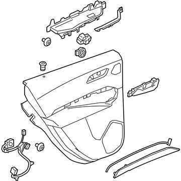 GM 84556886 Door Trim Panel