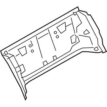 BMW 51-48-9-113-245 Sound Insulating Front Trunk Panel