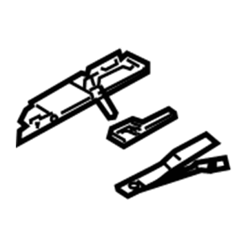 BMW 54-10-7-199-397 Mechanism, Floating Headlining, Front