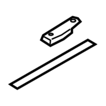 BMW 54-13-7-155-683 Sliding Parts, Suspended Headliner, Rear