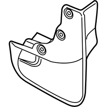 Ford FJ7Z-16A550-AB Mud Guard