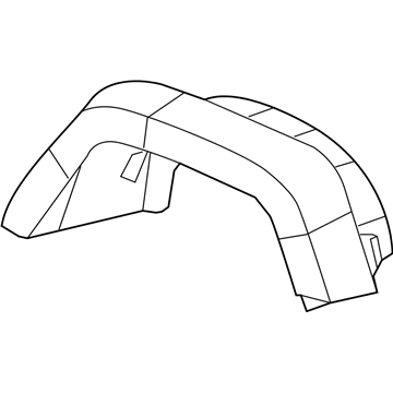 Mopar 6AD74TZZAF Molding-Wheel Opening Flare
