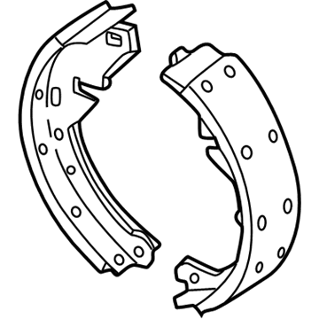 GM 19152644 Shoe Kit, Rear Brake