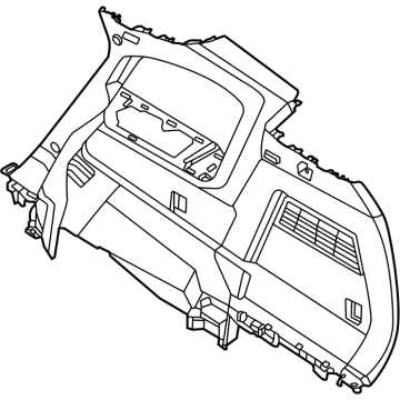 Infiniti 84950-6SA0A FINISHER-LUGGAGE SIDE, LOWER RH