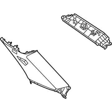 Infiniti 76934-6SA0A GARNISH ASSY-LUGGAGE REAR PILLAR, RH