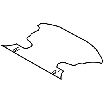 Nissan 84902-CD001 Carpet-Luggage Floor
