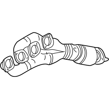 BMW 11-62-1-437-495 Exchange. Exhaust Manifold With Catalyst