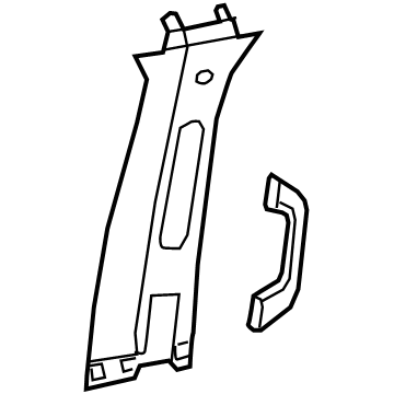 Mopar 6DQ04HL1AH Panel-B Pillar Upper Trim