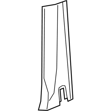 Mopar 6EK58LC5AC Molding-B Pillar Lower
