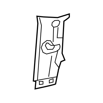 Mopar 6BN37HL1AB Panel-C Pillar