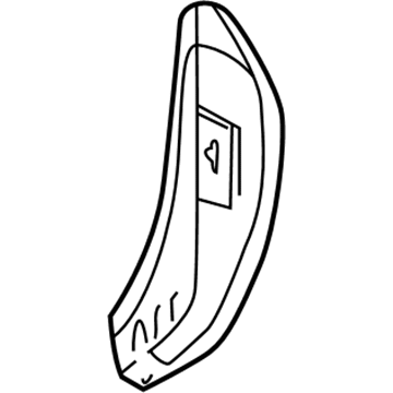 BMW 41-21-8-398-643 Column B Exterior, Left