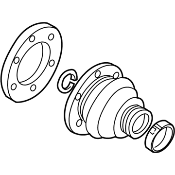 BMW 33-21-7-840-673 Repair Kit Bellows, Interior