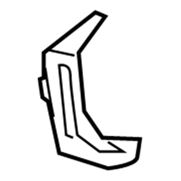 Lexus 61621-0E020 Trough, Back Door Opening, RH