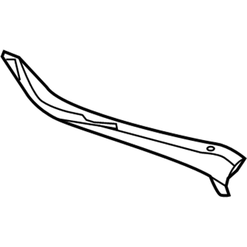 Lexus 61627-0E020 Extension, Quarter Panel, Upper Rear RH