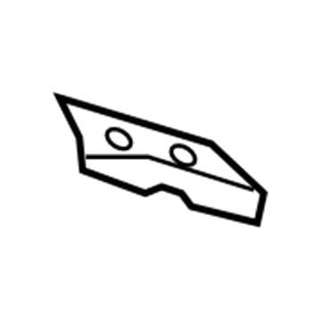 Lexus 61717-0E010 Reinforcement, Quarter Panel Extension, RH