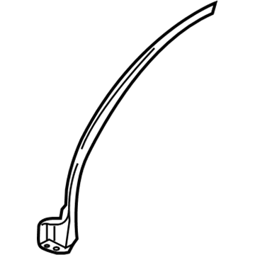 Lexus 75873-0E010 Moulding, Quarter Panel Wheel Opening, RH