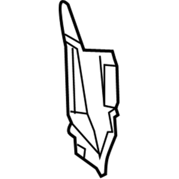 Lexus 61625-0E020 Extension, Quarter Panel, Rear RH