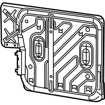 Mopar 68001886AA Frame-Rear Seat Back
