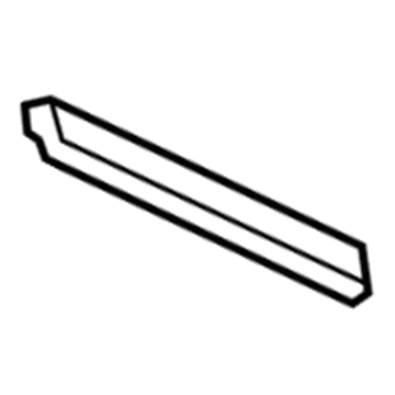 Lexus 75751-75010 Moulding, Front Door Window Frame, Front RH