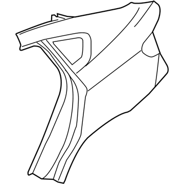 BMW 41-21-7-182-715 Left Rear Side Panel