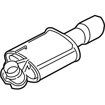 Ford FL1Z-5201-B Resonator & Pipe