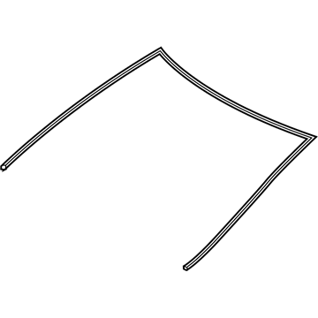 Lexus 75533-0E030 Moulding, Windshield, Outside