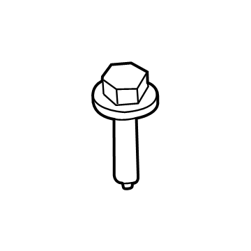 Mopar 6106360AA Bolt-HEXAGON Head