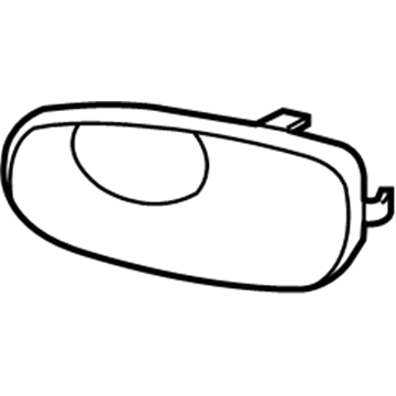 BMW 51-11-7-129-299 Cover, Fog Lamp, Primed Left