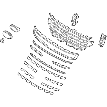 Ford JL1Z-8200-CC Grille Assembly