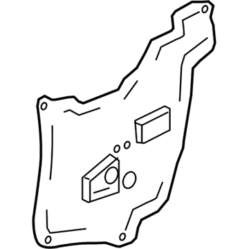 Honda 72821-TBA-A11 Seal, R RR Door Ho