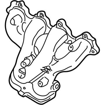 Honda 18100-P30-000 Manifold Assembly, Exhuast