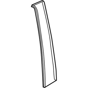 GM 42601945 Tape-Front Side Door Window Frame Outer Rear Blackout