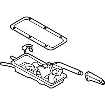 BMW 34-40-6-774-798 Handbrake Lever