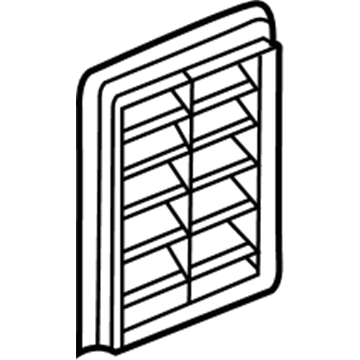 Mopar 5058636AD EXHAUSTER-BODYSIDE Aperture