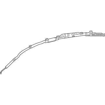 Kia 85010D4000 Curtain Air Bag Module, Left