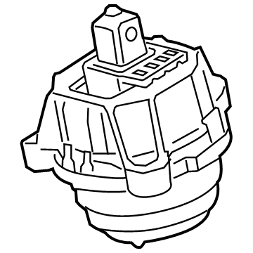 BMW 22-11-8-089-821 ENGINE MOUNT, LEFT