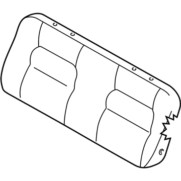 Kia 0K52Y88935BCQ3 Trim-Rear 1ST, Back