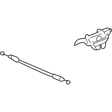 Lexus 64650-50020 Luggage Door Closer Assembly