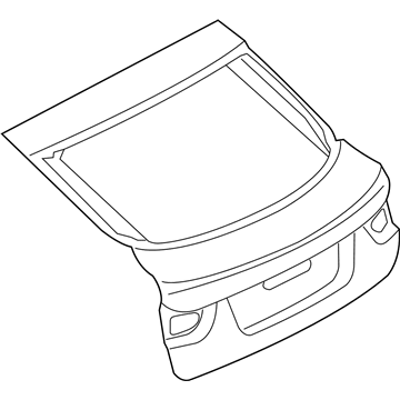 BMW 41-62-7-262-676 Trunk Lid