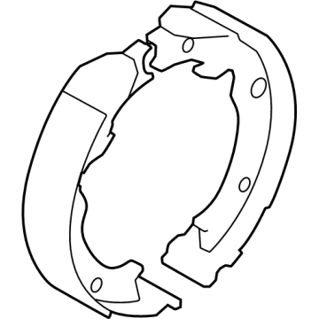 Toyota SU003-04546 Park Brake Shoes