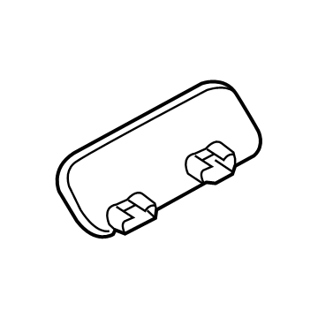 BMW 51-16-7-366-935 Sun Visor, Panorama Glass Roof, Side