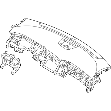Hyundai 84701-N9000-NNB CRASH PAD ASSY-MAIN
