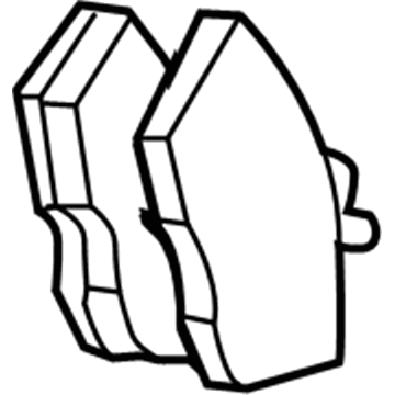 Ford 5U2Z-2V200-D Rear Pads