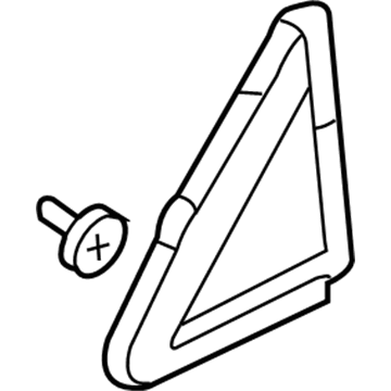 Honda 75495-SHJ-A01 Garnish Assy., L. FR. Pillar Corner