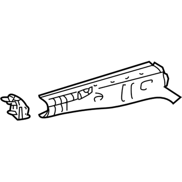 Toyota 57027-17901 Front Side Rail