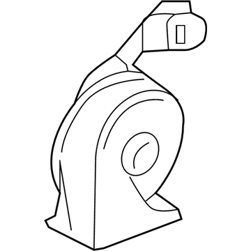 Ford HG9Z-13801-F High Note Horn
