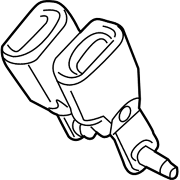 Ford CA8Z-74613D48-AB Buckle End